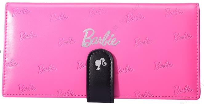 Barbie Collection Cartera larga para mujer (rosa roja)