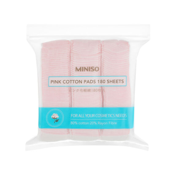 Pink Cotton Pads 180 Sheets