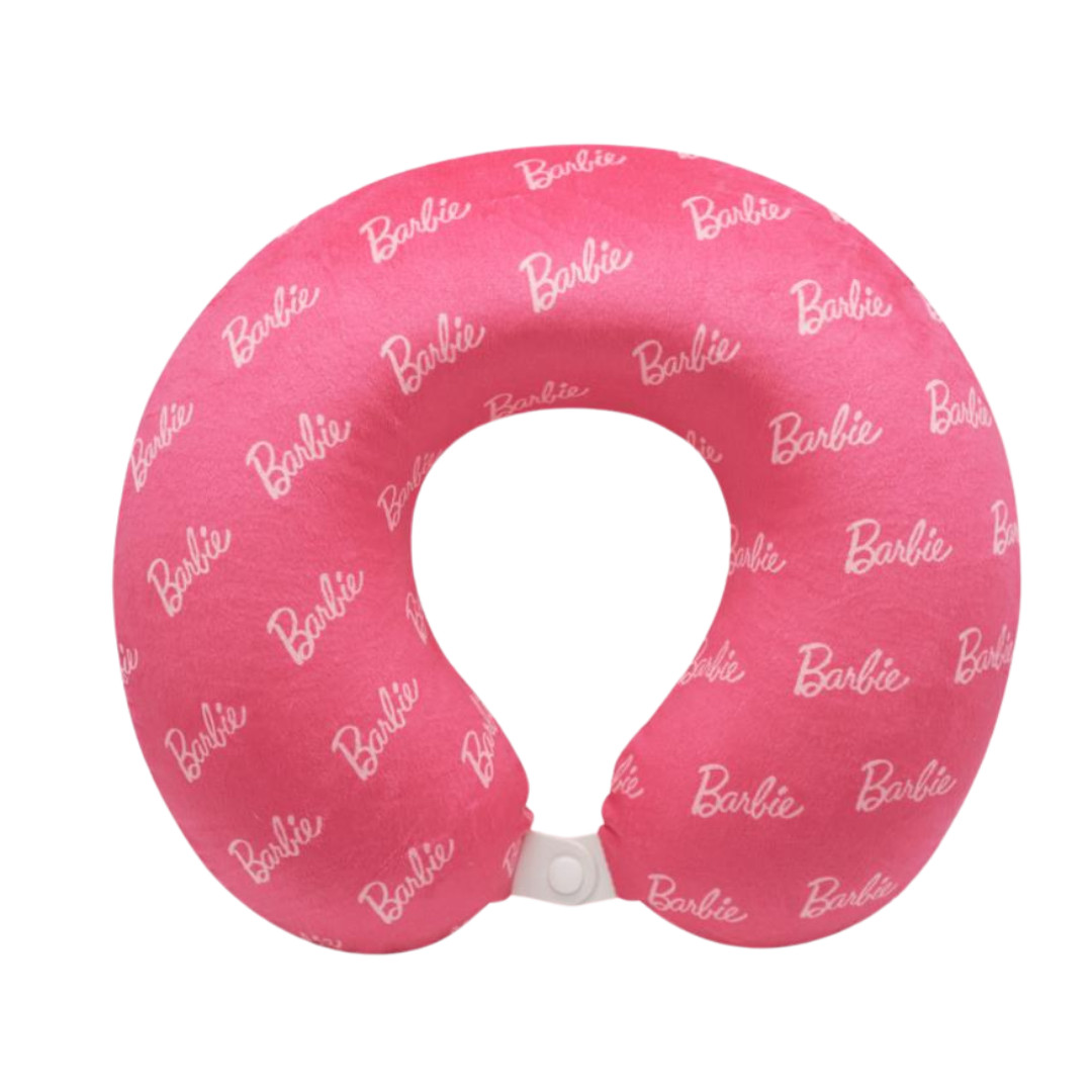 Almohada de cuello en forma de U de espuma viscoelástica de la colección Barbie