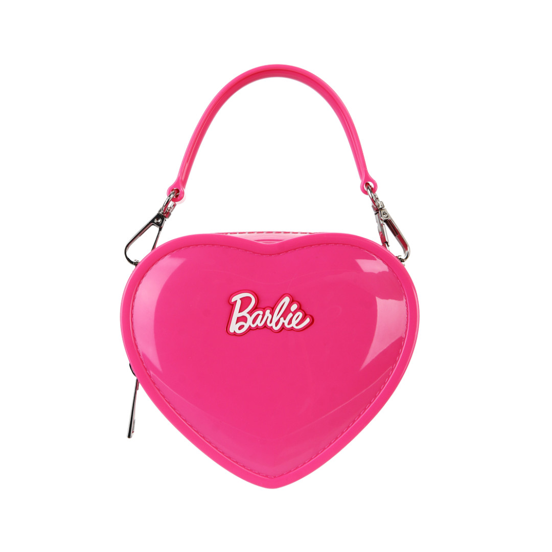 Bolso de gelatina con forma de corazón de Barbie Collection