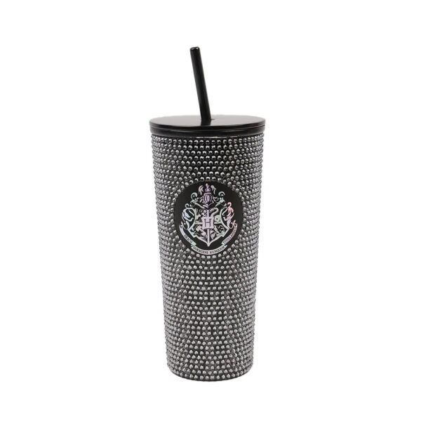 Harry Potter Studded Steel Tumbler (650mL.Black)