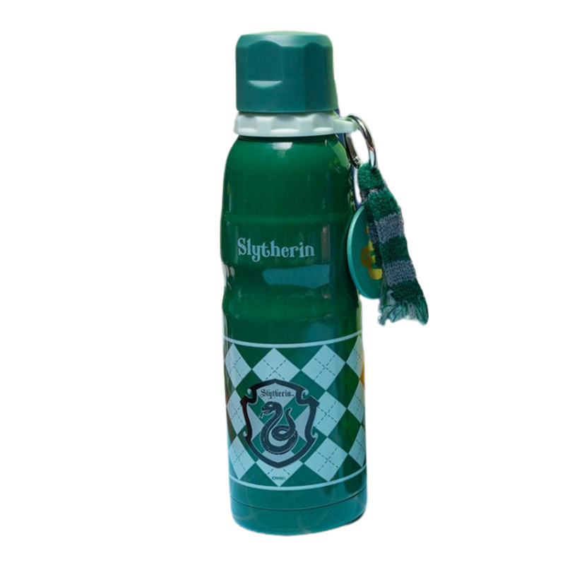 Botella térmica con dije de Harry Potter (600 ml) (verde)