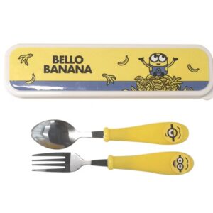 Minions Collection Flatware Set (Fork & Spoon)(Yellow)