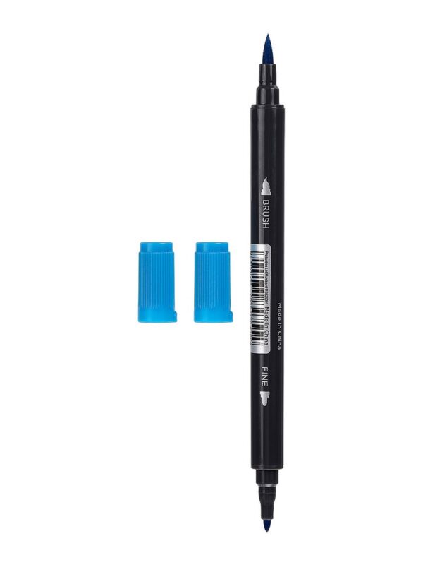 Water Soluble Double Headed Colored Pen (Blue)