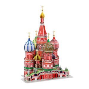 3D Architecture Puzzles (The Cathedral of Vasily the Blessed)