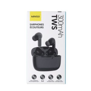 TWS Earphones with a Comfortable Fit Model: EB019 (Black)