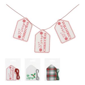 Paper Gift Tag (10 pcs, Trapezoid, 8*5.4cm)(3 Designs Assorted)