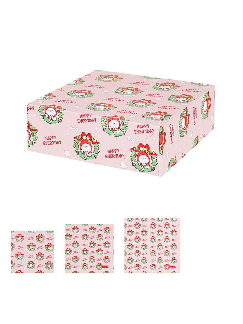 Mini Family Series Foldable Gift Box Set of 3(Pink)