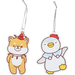 Mini Family Series Gift Tag(Shiba Inu & Penguin)