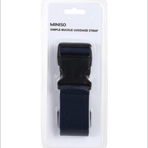 Simple Buckle Luggage Strap (Dark Blue)