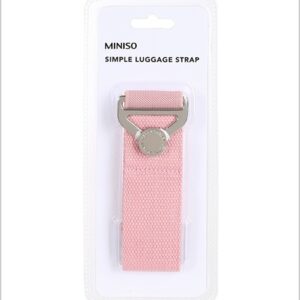 Simple Luggage Strap (Pink)