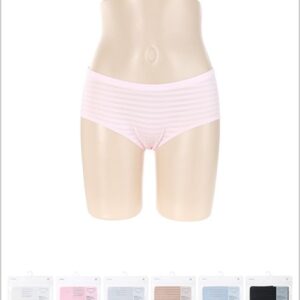 Women's Seamless Stripe Briefs (XL)