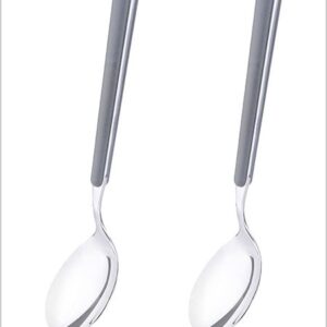 Stainless Steel Round Spoon(Dark Grey)