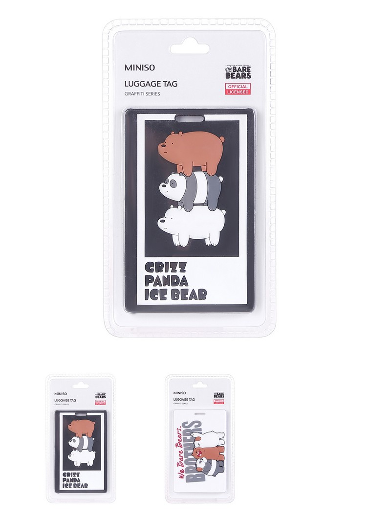We Bare Bears- Graffiti Series Luggage Tag