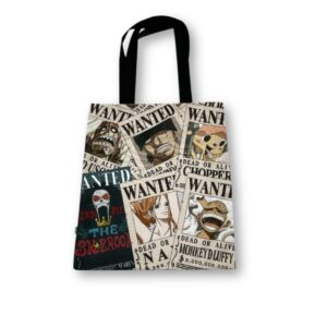 One Piece Classic Collection All Over Print Flat Shopping Bag