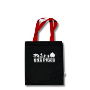One Piece Classic Collection Flat Shopping Bag(Black)