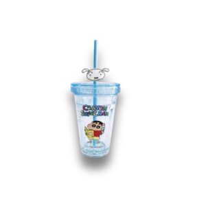 Crayon Shinchan Collection Double Wall Plastic Cup 320mL(Blue)
