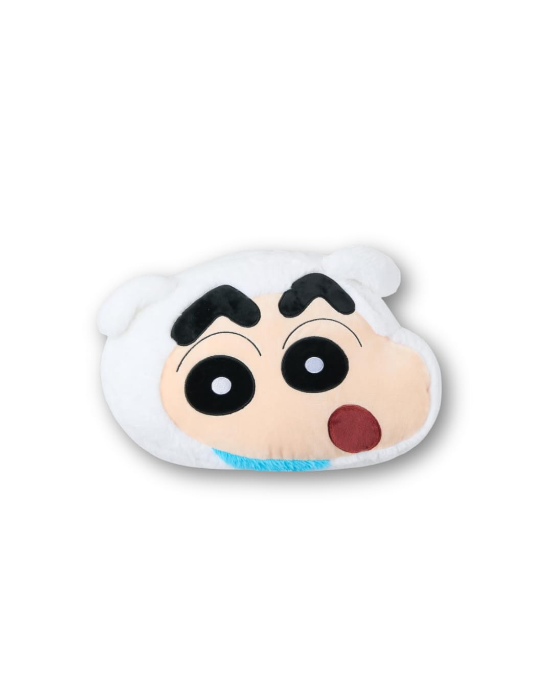 Crayon Shinchan Super Costume Adventure Collection 16in. Head-Shape Pillow(Shiro)