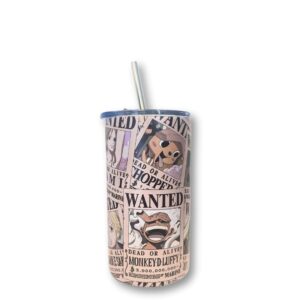 One Piece Collection Straw Steel Bottle 550mL