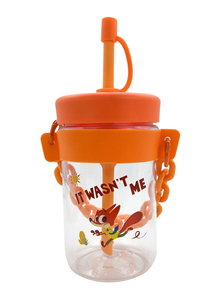 Disney Zootopia Collection Handle Straw Bottle 550mL(Nick)