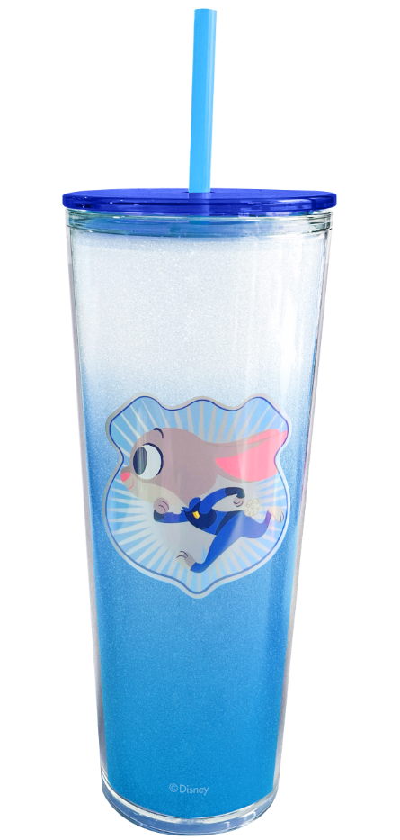 Disney Zootopia Collection Double-Wall Straw Plastic Bottle 800mL
(Judy)