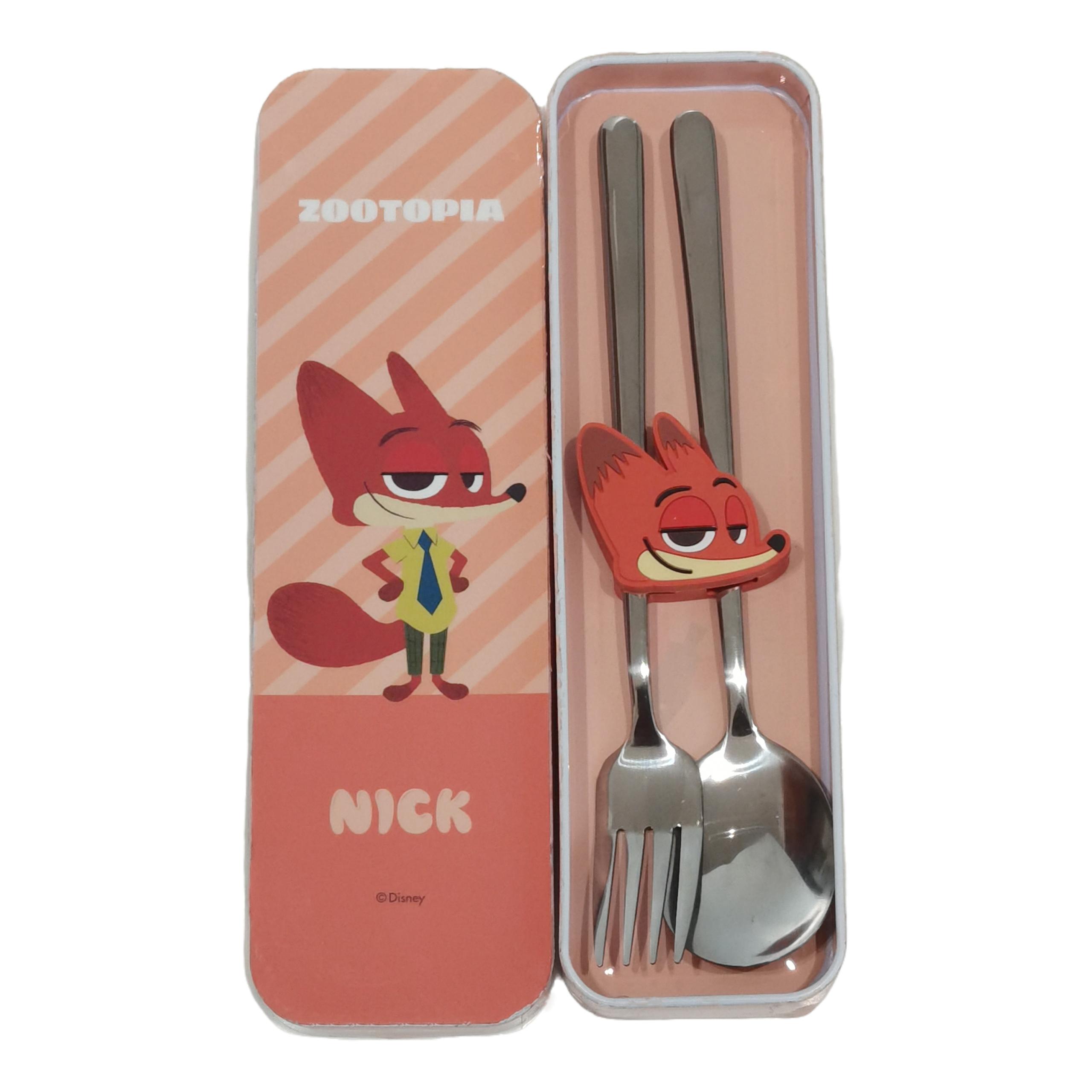 Disney Zootopia Collection Magnetic Flatware set (Nick)