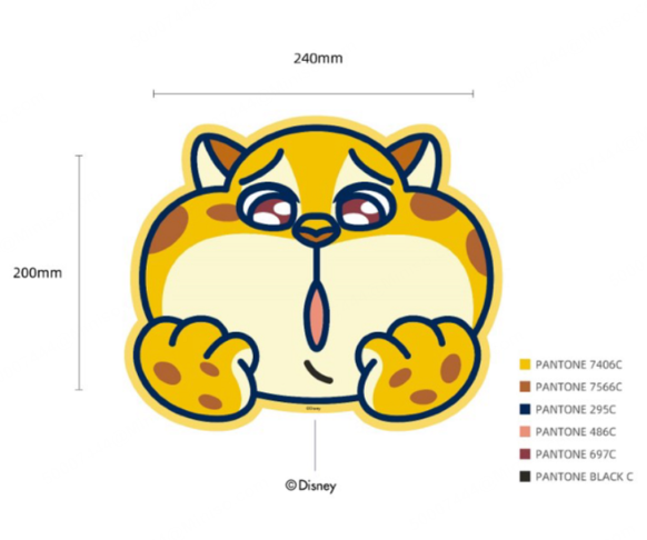 Disney Zootopia Collection Mouse Pad(Clawhauser)
