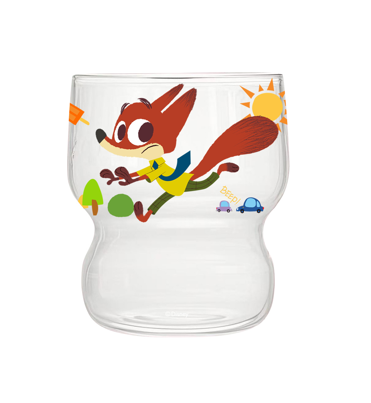 Disney Zootopia Collection Borosilicate Glass Cup 300mL (Nick)