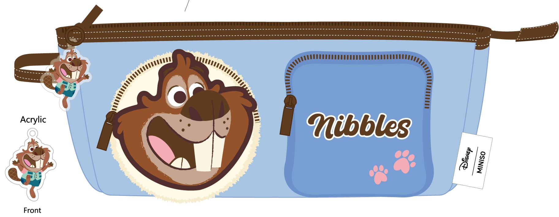 Disney Zootopia2 Collection Multi-Pocket Stationery Case (Nibbles)