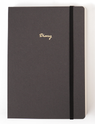 Monthly Plan Stitch-bound Book (160 Sheets)(Black)