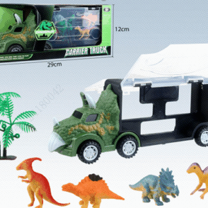 Animals Truck - with 4 Little Animals(Triceratops Truck)