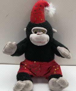 Warm & Soft Series 16in. Christmas Hat Gorilla