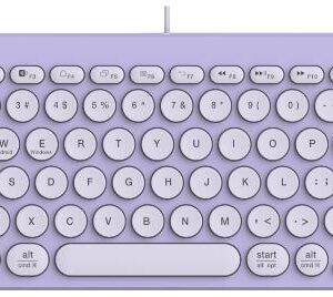 Fashionable Mini Wired Keyboard  Model: SW-KB611(Purple)