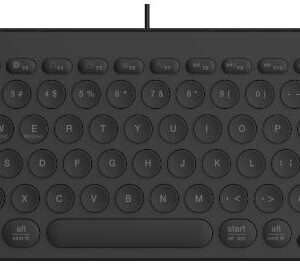 Fashionable Mini Wired Keyboard  Model: SW-KB611(Black)