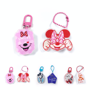 Disney 100 Smile Faces Collection Clip Shaped Keychains (1 Pair)