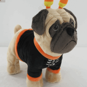 Mini Family Halloween Series 12in. Costume-Change Puppy Plush Toy(Candy Costume Shar Pei)