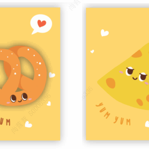 Happy Foods Collection A5 Stitch-bound Book (A) (32 Sheets) (2 Assorted Models)