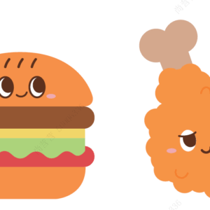 Happy Foods Collection Eraser (B) (2 Assorted Models)