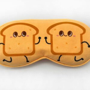 Happy Foods Collection Plush Sleep Mask (Toast)