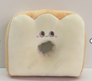 Happy Foods Collection 10in. Toast Napping Pillow