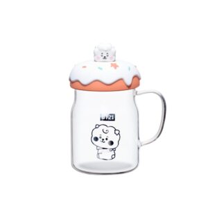 BT21 BABY Collection Glass Mug with Lid & Decoration 640mL (RJ)