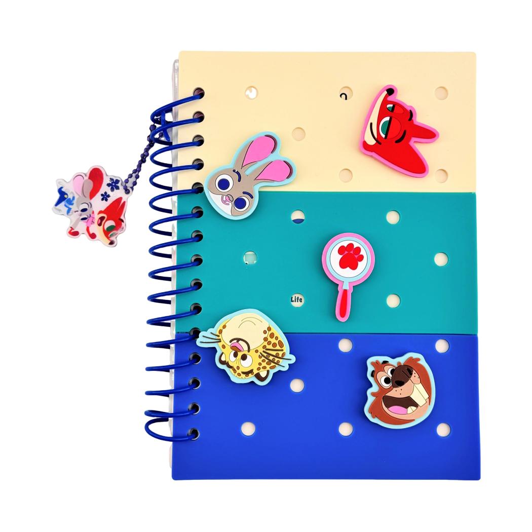 Disney Zootopia 2 Collection A5 Holes Wire-bound Book (80 Sheets)