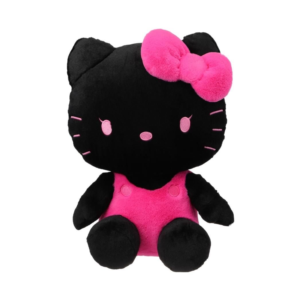 Hello Kitty Color Changing Collection 10in. Sitting-posture Plush Toy(Black & Pink)