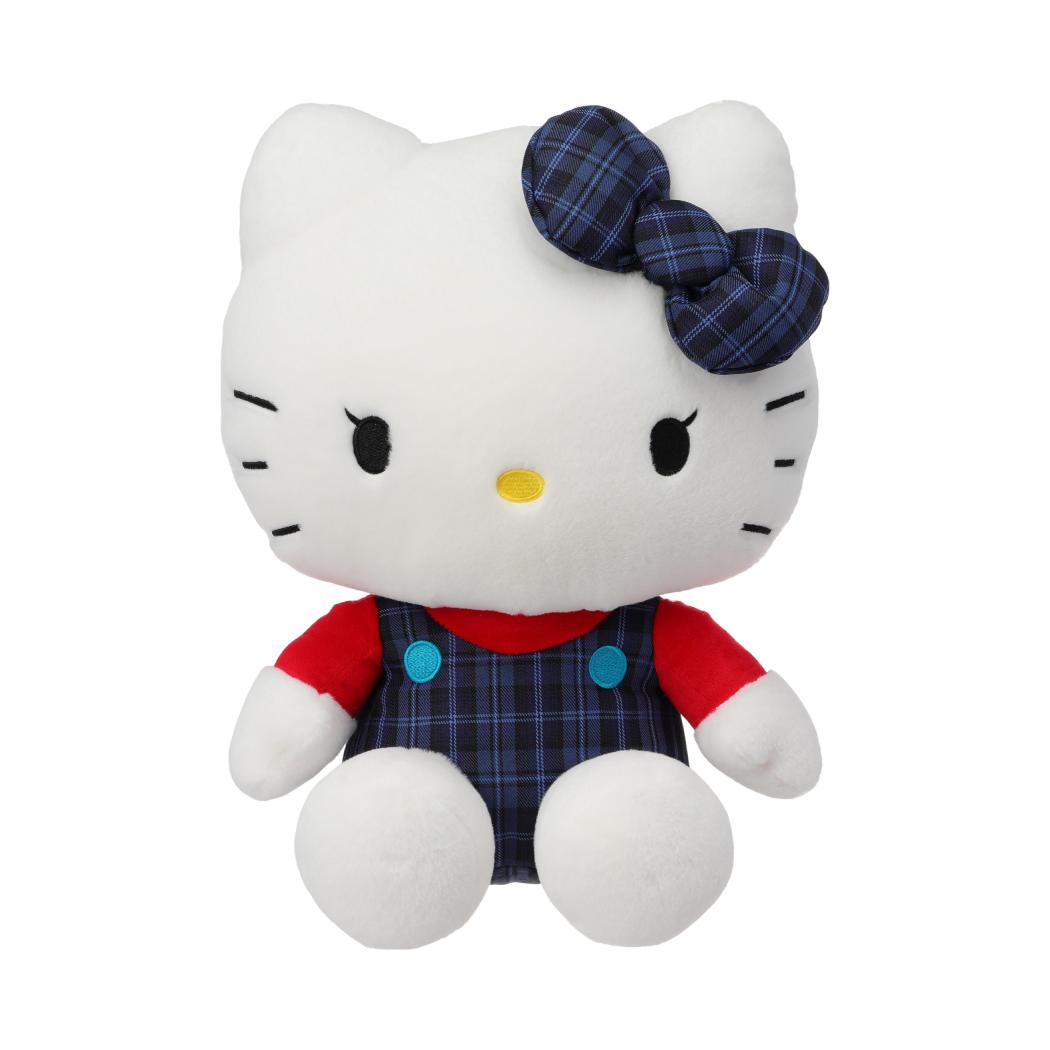 Hello Kitty Color Changing Collection 10in. Sitting-posture Plush Toy(JK Blue Check)